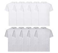 Fruit of the Loom T-Shirts Valueweight Rundhals 10er Pack Größen S–5XL Diverse Farbsets
