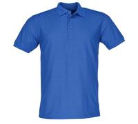 Fruit of the Loom 65/35 Polo | Pflegeleichtes Poloshirt aus 65% Polyester (recycelt) & 35% Baumwolle - Klassische Dreiknopfleiste - Waschbar bis 60 °C | Farbe: ROYAL Blue, Größe: 3XL