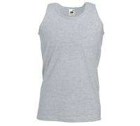 Fruit of the Loom Ärmelloses Sport-Tanktop für Herren, grau, XL