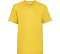 Fruit Of The Loom Childrens Valueweight T-Shirt-Sunflower-size14 to 15