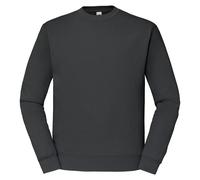 Fruit of the Loom - "Classic" Sweatshirt für Herren/Damen Unisex angesetzte Ärmel (Hellgrau unifarben) XL