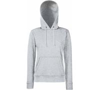Fruit of the Loom Damen Classic Hooded Sweat Lady-Fit Hoodie 62-038-0 heather grey XXL