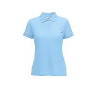 FRUIT OF THE LOOM Damen Poloshirt aus Piqué, Größe S-XXL, 9 Farben