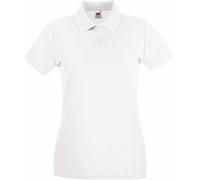 Fruit of the Loom Damen Premium Polo Lady-Fit 63-030-0 white S