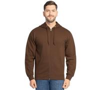 Fruit of the Loom Unisex Eversoft Fleece Hoodies, Pullover & Full Zip, Moisture Wicking & Breathable, Sizes S-4x Kapuzenpullover, Warmer Mokka-Reißverschluss, XXX-Large