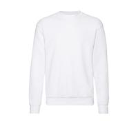 Fruit of the Loom Herren 62-202-0 Set-IN Sweatshirts 1er/2er - 1x Weiss & 1x HLKauf Block - Größe: L