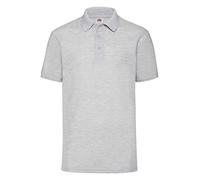 Fruit Of The Loom Herren 65/35 Polohemd Kurzärmelig Polohemden - Grau Meliert, X-Large