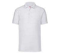 Fruit Of The Loom Herren 65/35 Polohemd Kurzärmelig Polohemden - Weiß, XX-Large