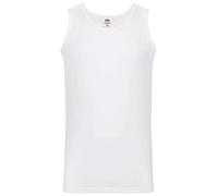 Fruit of the Loom Herren-Achselshirts der Marke, Tanktop, T-Shirt, in Allen Größen und Farben erhältlich, 5 Stück Gr. M / 96,52 cm-101,60 cm, 5 x White