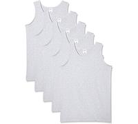 Fruit of the Loom Herren-Achselshirts der Marke, Tanktop, T-Shirt, in Allen Größen und Farben erhältlich, 5 Stück, Gr. 3XL, 5 x Heather Grey