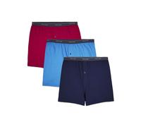 Fruit of the Loom Herren-Boxershorts, lang, ohne Etikett, f r gro e M nner, Strick, 3er-Pack, Farben k nnen variieren, Gr e 3XL