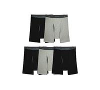 Fruit of the Loom Herren Coolzone Boxer Briefs, Moisture Wicking & Breathable, Assorted Color Multipacks Slip, 5 Stück - Schwarz/Grau, X-Large (5er Pack)