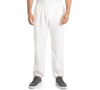 Fruit of The Loom Herren Eversoft Sweathose aus Fleece, Elastische Unterseite, mit Taschen, Entspannte Passform, Feuchtigkeitstransport, Atmungsaktiv Trainingshose, weiß, 34-37
