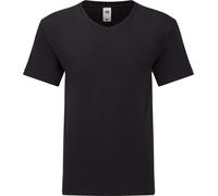 Fruit of the Loom Herren Iconic 150 V Neck T T-Shirt 61-442-0 black L
