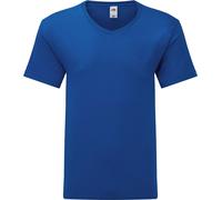 Fruit of the Loom Herren Iconic 150 V Neck T T-Shirt 61-442-0 royal blue 3XL
