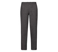 Fruit of the Loom Herren-Jogginghose ohne Bündchen Gr. 41-44.5, Dunkles Erika