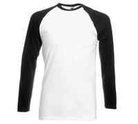 Fruit Of The Loom Herren Langarm Baseball T-Shirt M