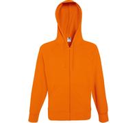 Fruit of the Loom Herren Lightweight Hooded Sweat Jacket Sweatjacke 62-144-0 orange L
