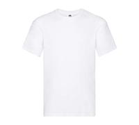 Fruit of The Loom Herren Original T T-Shirt (5er Pack) Gr. S, weiß