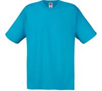 Fruit of the Loom Herren Original T T-Shirt 61-082-0 azure blue S