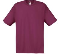 Fruit of the Loom Herren Original T T-Shirt 61-082-0 burgundy M