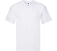 Fruit of the Loom Herren Original V-Neck T T-Shirt 61-426-0 white XL