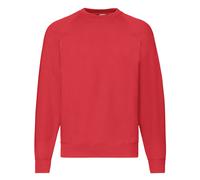 Fruit Of The Loom Herren Raglan-Ärmel Belcoro® Sweatshirt (Rot) M
