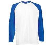 Fruit of the Loom T-Shirt Regular Fit Herren Baseball Mehrfarbig Größe Medium