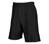 Fruit of the Loom Herren Lightweight Sportshorts, Schwarz (Schwarz 36), (Herstellergröße: S)