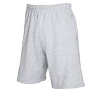 Fruit of The Loom Herren Relaxed Sportshorts Lightweight 640360, Einfarbig, Gr. 36 (Herstellergröße: S), Grau (Graumeliert 94)