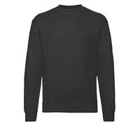 Fruit of the Loom Herren Set In Sweat Sweatshirt, Schwarz (36 schwarz), Medium