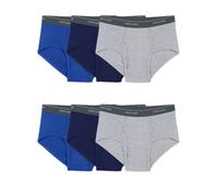 Fruit of the Loom Herren-Slips aus Baumwolle ohne Etikett, Multi, XXXXX-Large