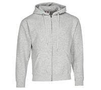 Fruit of the Loom Herren Premium Kapuzen-Sweatshirt mit Reißverschluss Grau (Heather Grey 123) Large