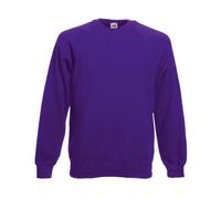 Fruit of the Loom Herren Sweatshirt Violett Violett XXL