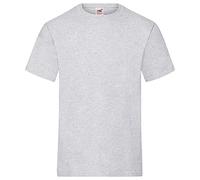 Fruit of the Loom Herren T-Shirt, 3er Pack, Gr. Large, Grau - Erika-Grau