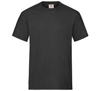 Fruit of the Loom Herren T-Shirt 3er-Pack Schwarz Gr. Large