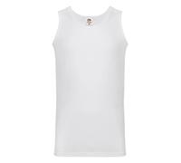 Fruit of the Loom Herren Tank Top Athletic Westen T Shirt, XL, 5x White