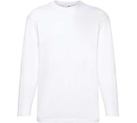 Fruit of the Loom Herren Valueweight Langarm T T-Shirt 61-038-0 white 5XL