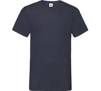 Fruit of the Loom Herren Valueweight V-Neck T T-Shirt 61-066-0 deep navy S