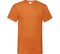 Fruit of the Loom Herren Valueweight V-Neck T T-Shirt 61-066-0 orange M