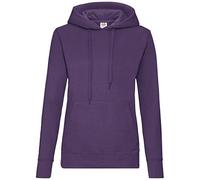 Fruit of the Loom Hooded Sweatshirt SIZE XXL COLOUR Purple