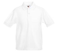 Fruit of the Loom Jungen Poloshirt weiß weiß 14-15 Jahre