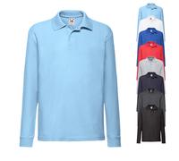Fruit of the Loom Kinder Polo 65/35 Langarm