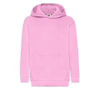 Fruit of the Loom Klassischer Kapuzenpullover für Jungen Gr. 9 Jahre, hellrosa