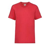 Fruit of the Loom Kurzarm-T-Shirt für Kinder, 2 Stück Gr. 1-2 Jahre, rot