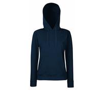 Fruit of the Loom - Ladies´ Classic Hooded Sweat Deep Navy - Gr. - XL