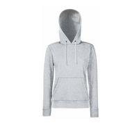 Fruit of the Loom - Ladies´ Classic Hooded Sweat Heather Grey - Gr. - S