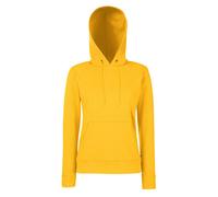 Fruit of the Loom - Ladies´ Classic Hooded Sweat Sunflower - Gr. - S