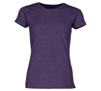 Fruit of the Loom Ladies Iconic T-Shirt Größe S - XXL, Farbe:violett meliert, Größe:S