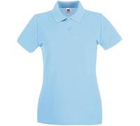 Fruit of the Loom Ladies Premium Polo | Farbe: Sky Blue, Größe: S